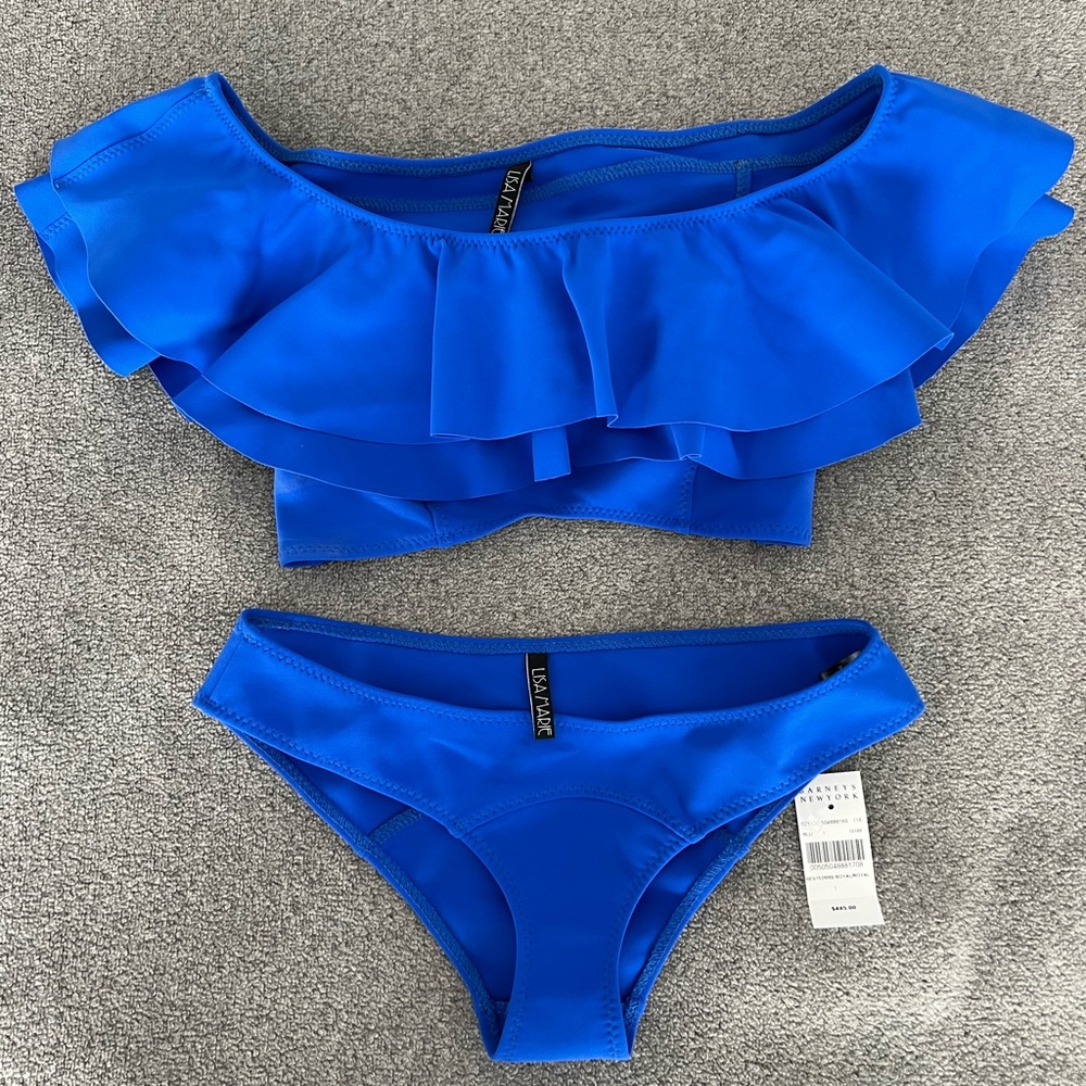 Women’s Lisa Marie Fernandez Royal Blue Bikini Set